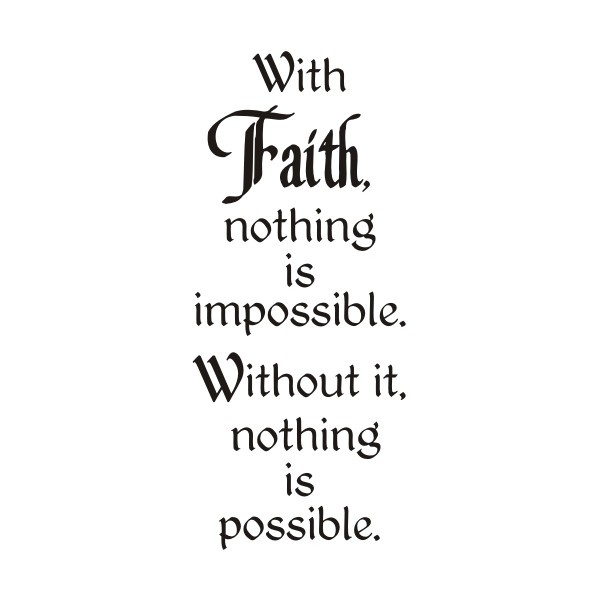 Impossible Faith Greeting